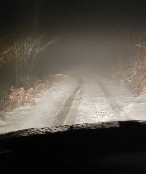 Keremali Yaylası beyaza büründü