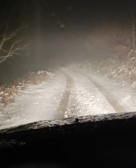 Keremali Yaylası beyaza büründü