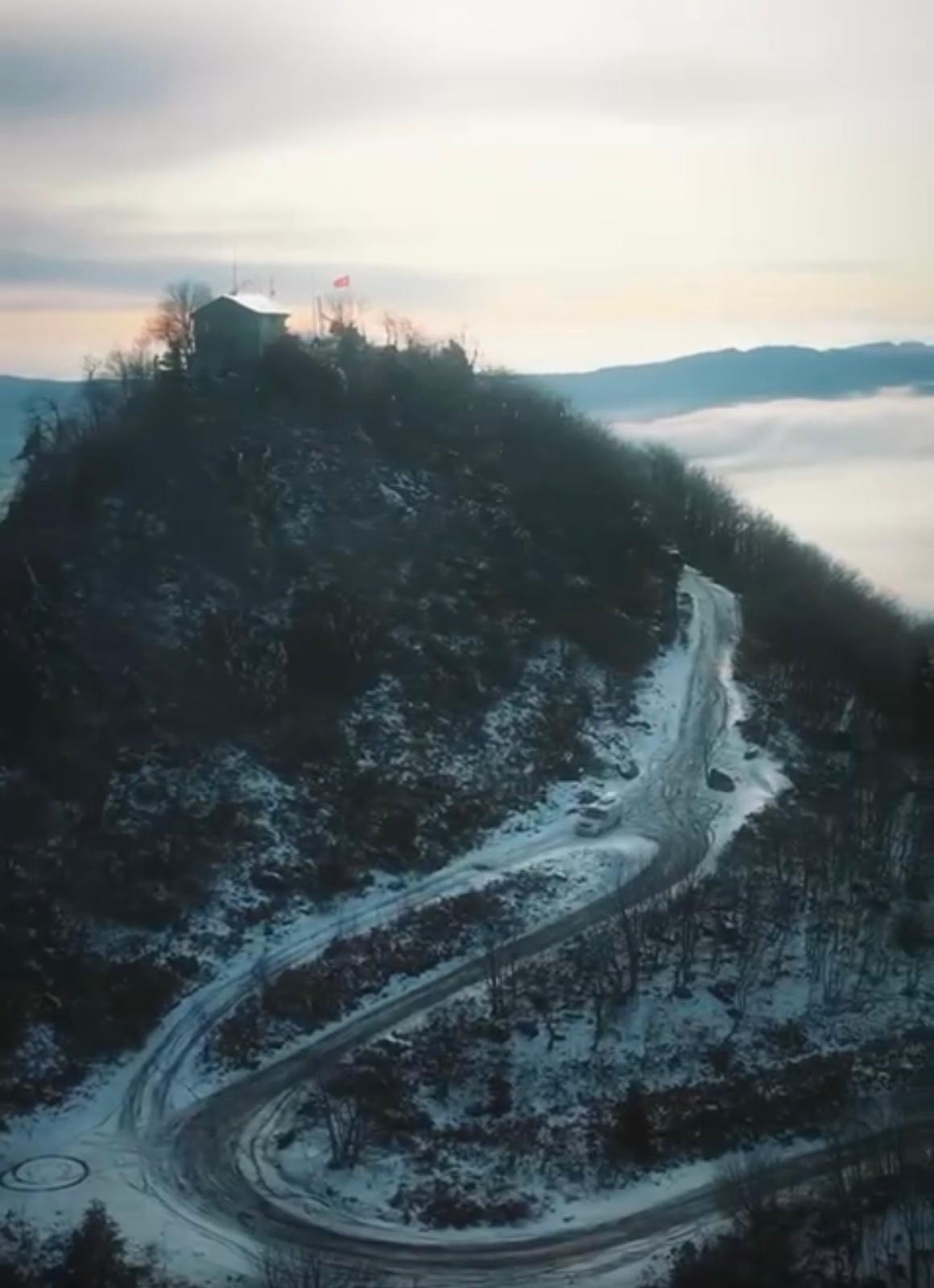 Keremali Yaylası’nda görsel şölen dronla görüntülendi