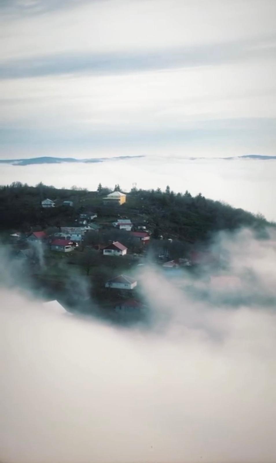 Keremali Yaylası’nda görsel şölen dronla görüntülendi
