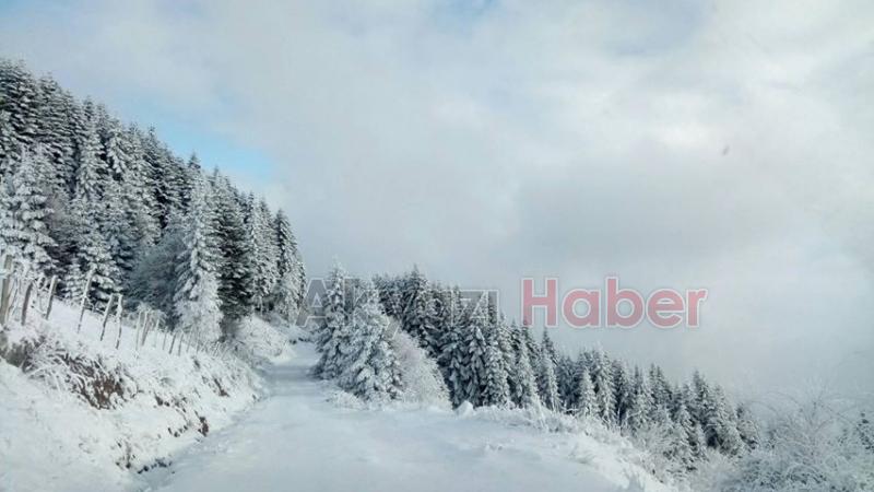 Keremali Yaylasından Kar Manzaraları