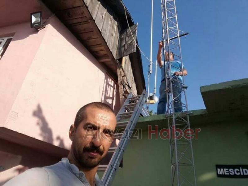 Keremali’de Zirveye Ezan Sesi Ulaştırıldı