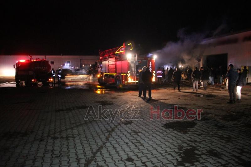 Kereste Fabrikasında Yangın