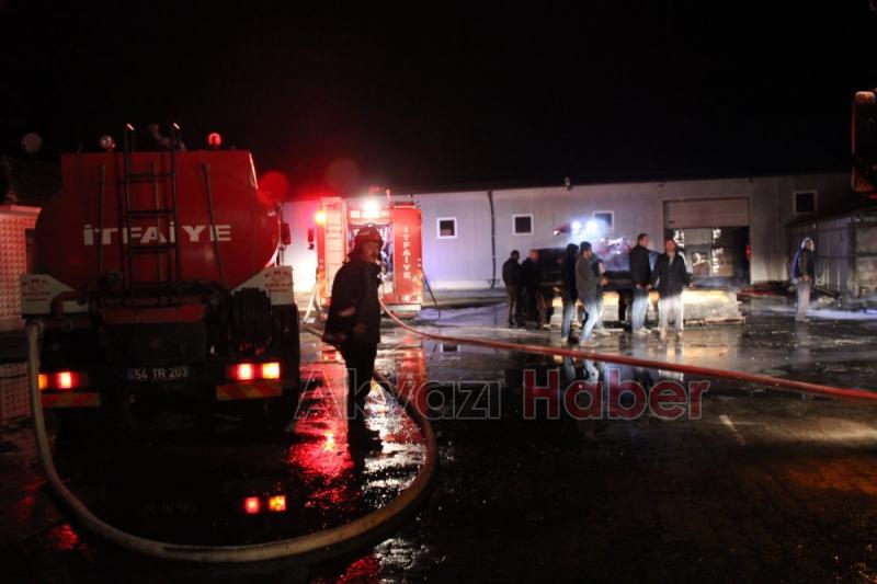 Kereste Fabrikasında Yangın