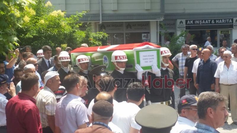 Kıbrıs Gazisi Fikri Zengin Defnedildi