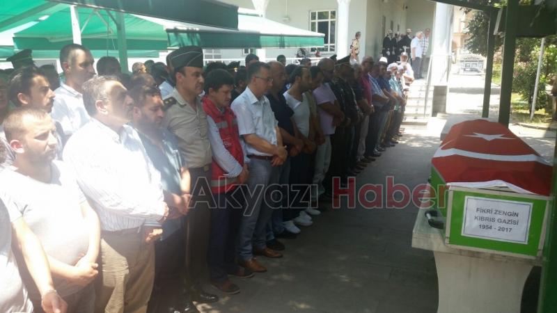 Kıbrıs Gazisi Fikri Zengin Defnedildi