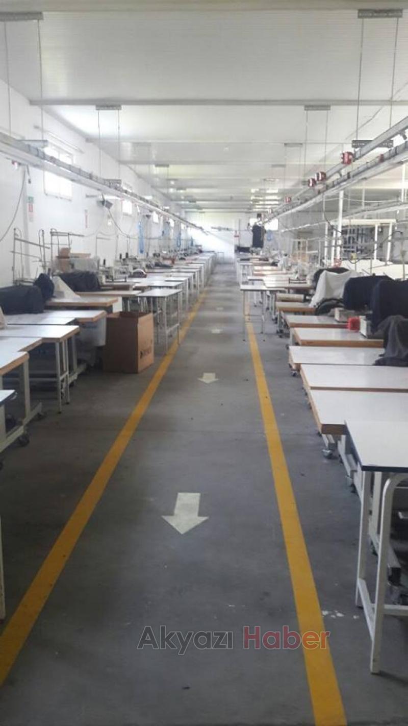  Kiralık Konfeksiyon Atölyesi