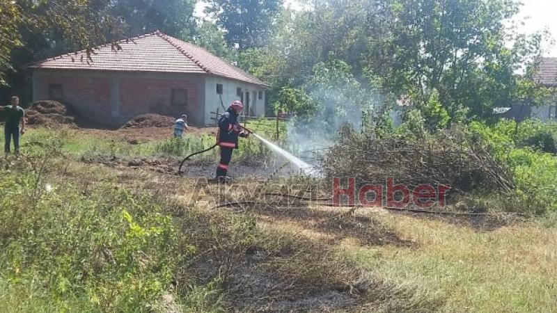 KIZILCIK ORMANDA ÇALILIK YANGINI