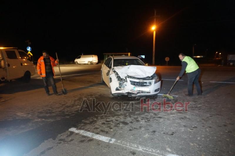 Kızılcıkormanköy’de Trafik Kazası