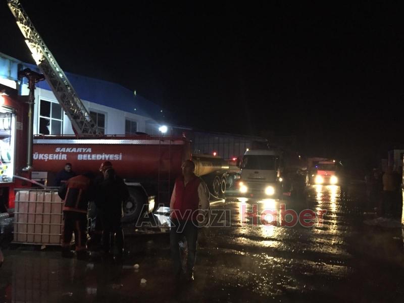 Komşuda büyük yangın SAKTİMde destek verdi