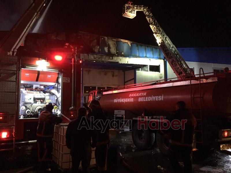 Komşuda büyük yangın SAKTİMde destek verdi