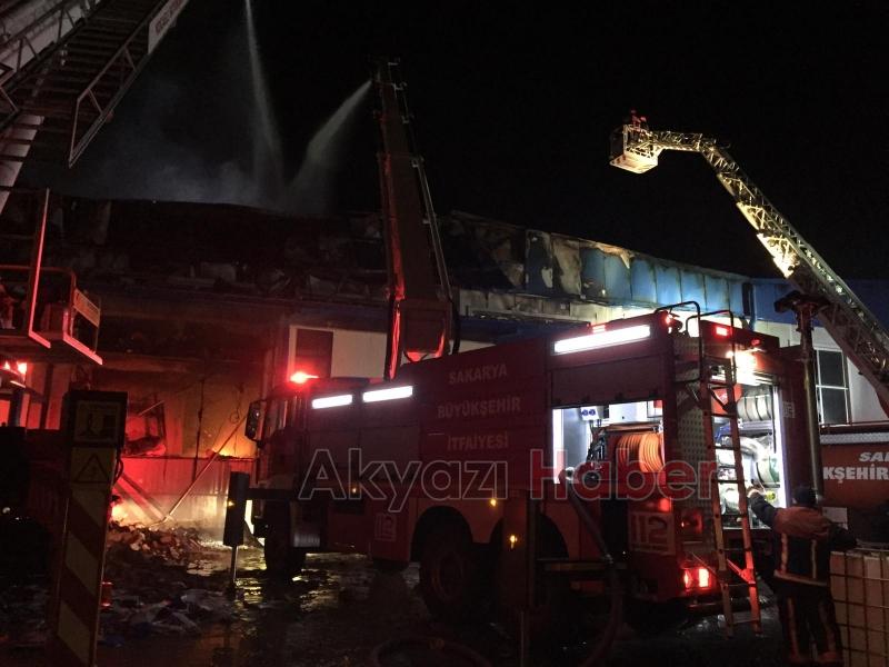 Komşuda büyük yangın SAKTİMde destek verdi