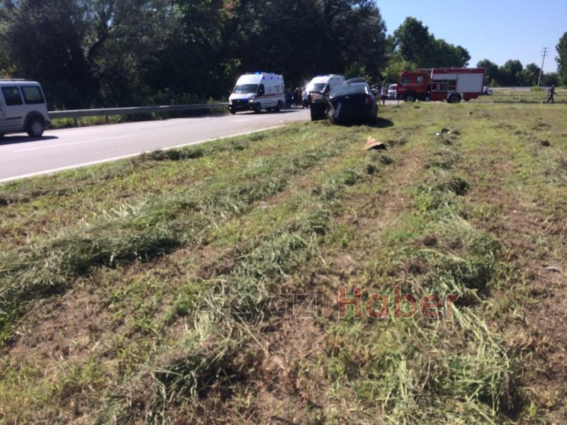 Kontolsüz Çıkış Kazayı Kazancı Kavşağında Trafik Kazası
