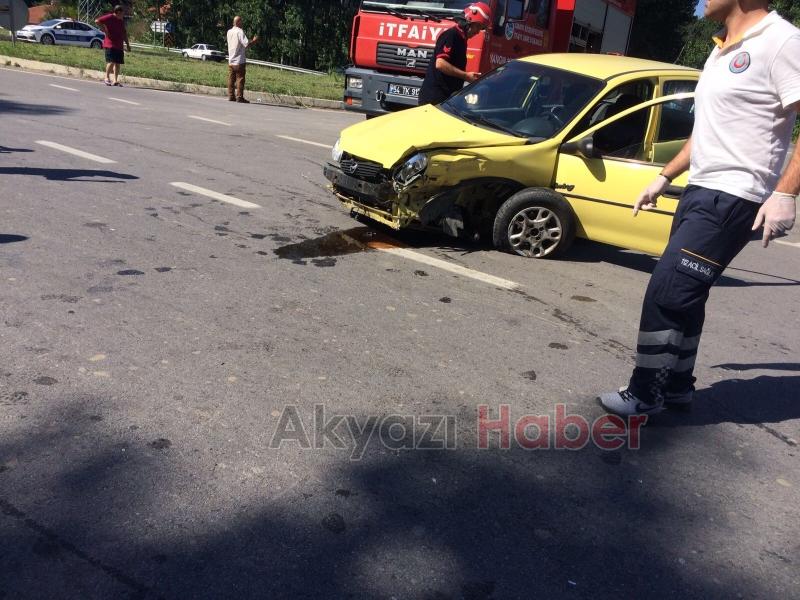 Kontolsüz Çıkış Kazayı Kazancı Kavşağında Trafik Kazası