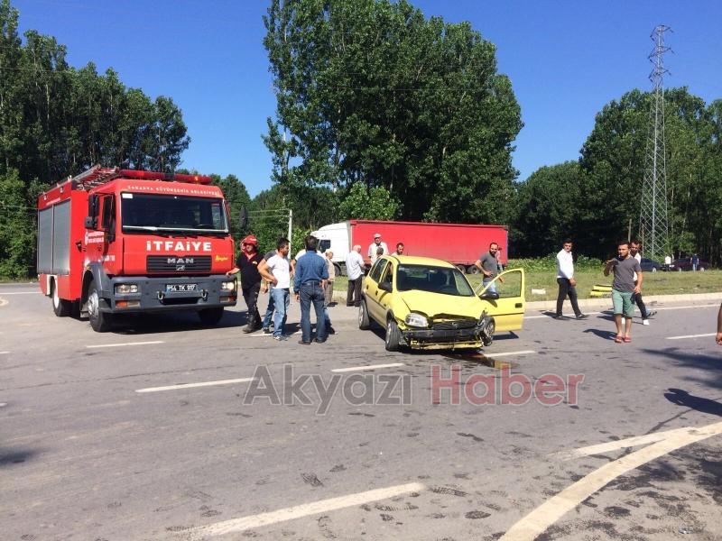 Kontolsüz Çıkış Kazayı Kazancı Kavşağında Trafik Kazası