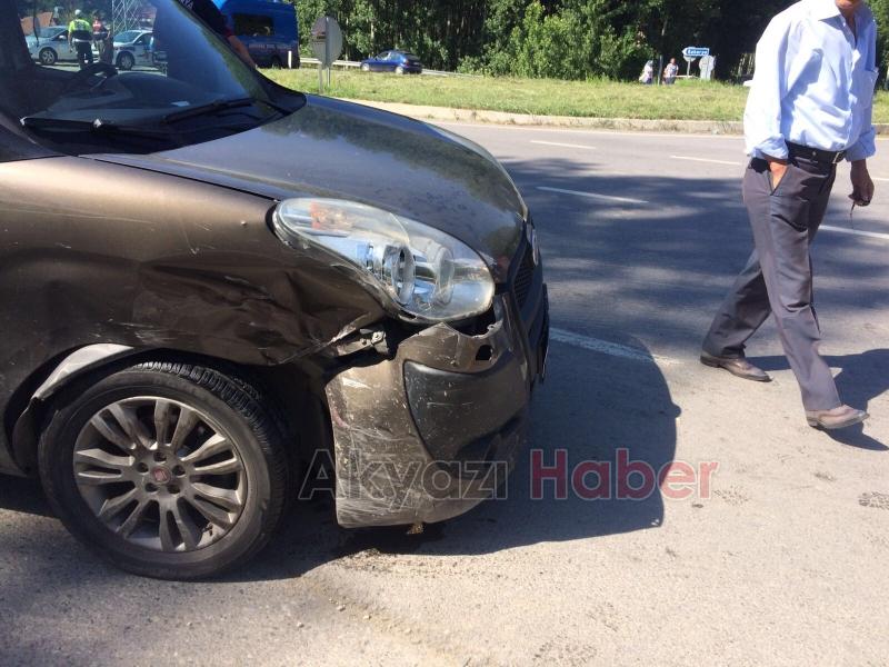 Kontolsüz Çıkış Kazayı Kazancı Kavşağında Trafik Kazası