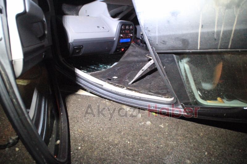 Kontrolden Çıkan Otomobil İle Takla Attı 