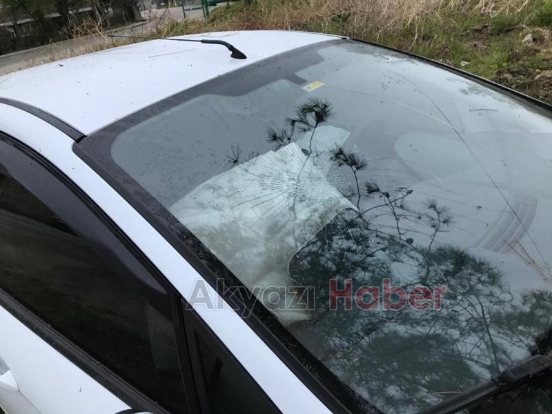 Kontrolden çıktı ağaca çarparak durabildi