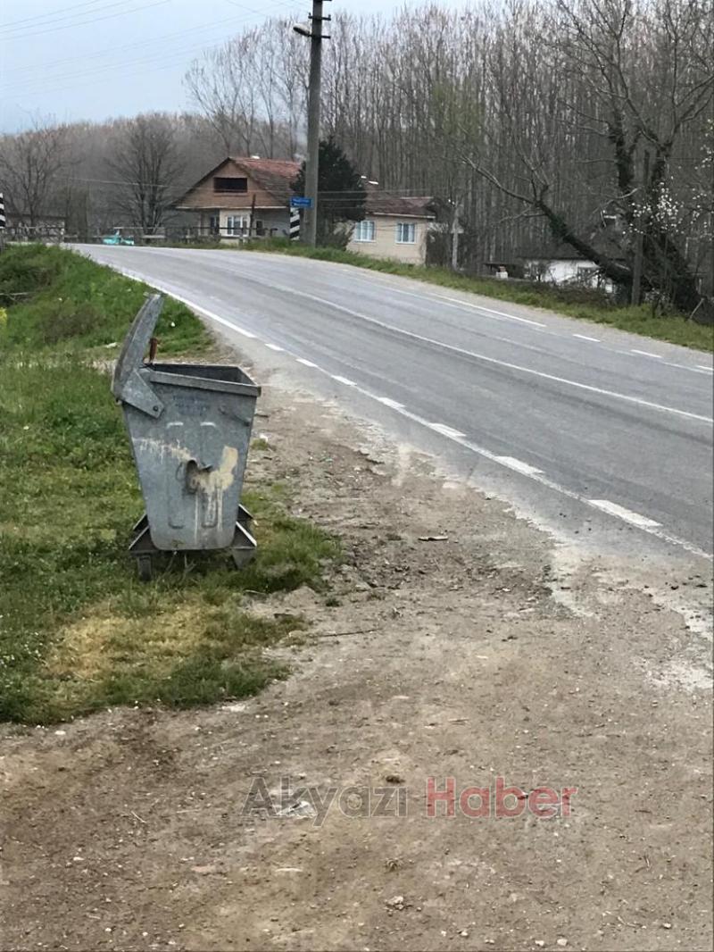 Kontrolden çıktı ağaca çarparak durabildi