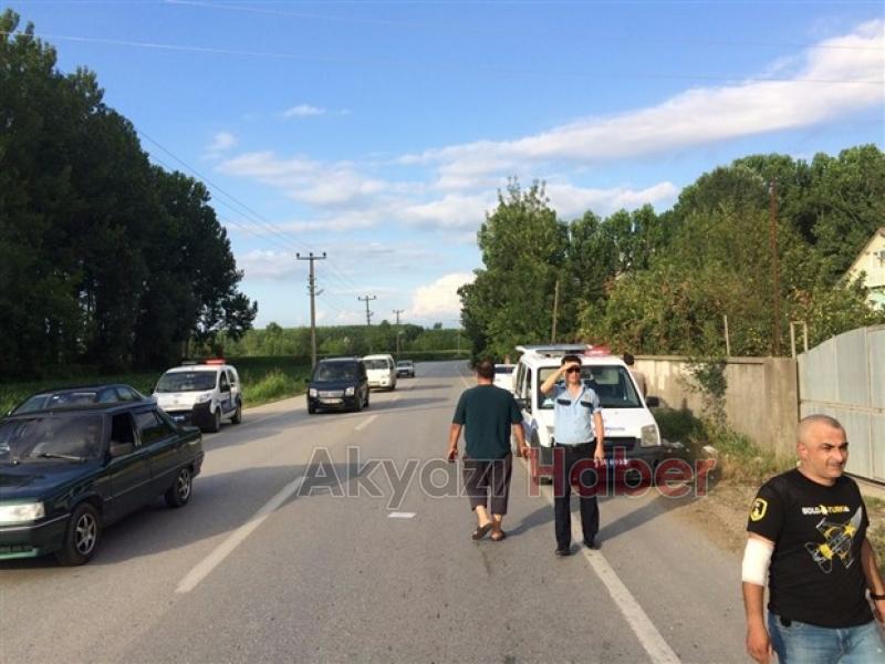 Kontrolü Kaybeden Sürücü Duvara Çarptı