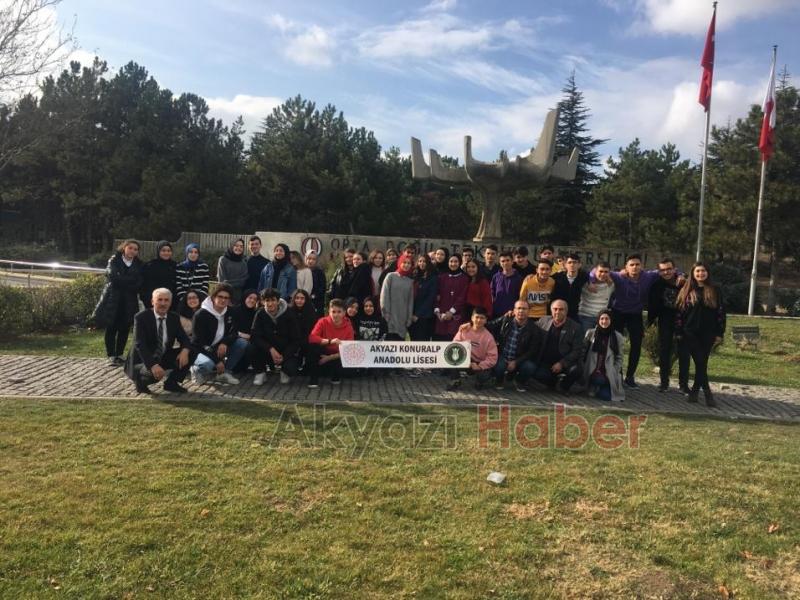 KONURALP ANADOLU LİSESİ ODTÜ TANITIM GEZİSİ İÇİN ANKARA YA GİTTİ