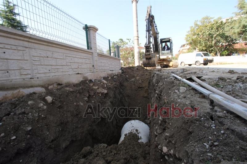 KONURALP MAHALLESİ YAĞMUR SUYU SORUNU ÇÖZÜLÜYOR