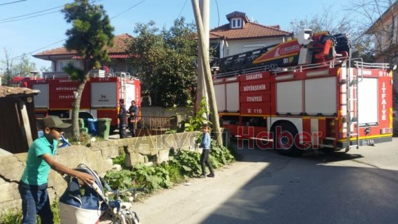 Konuralp Mahallesinde Korkutan Yangın