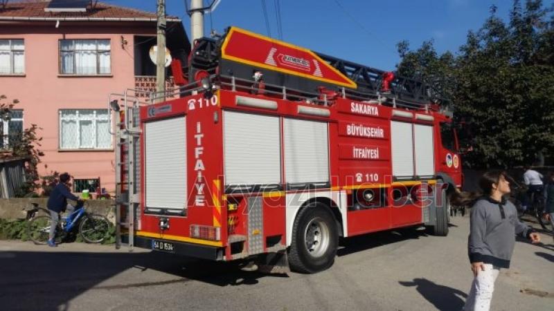 Konuralp Mahallesinde Korkutan Yangın