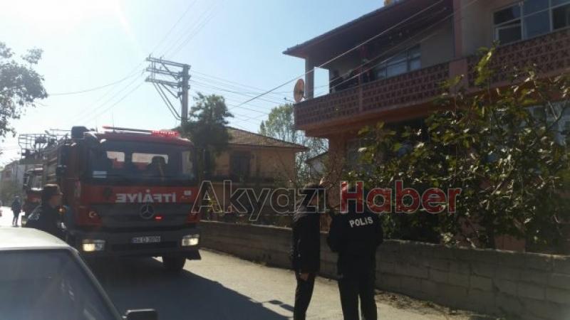 Konuralp Mahallesinde Korkutan Yangın