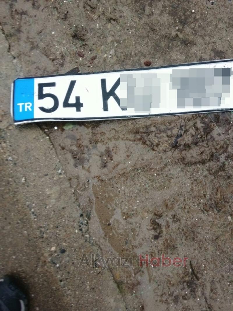Köpeğe çarptı  plakasını olay yerinde düşürüp kaçtı 