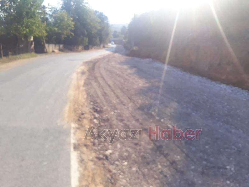 Küçücek Ahmediye Yolunda Çalışmalar Tamamlandı