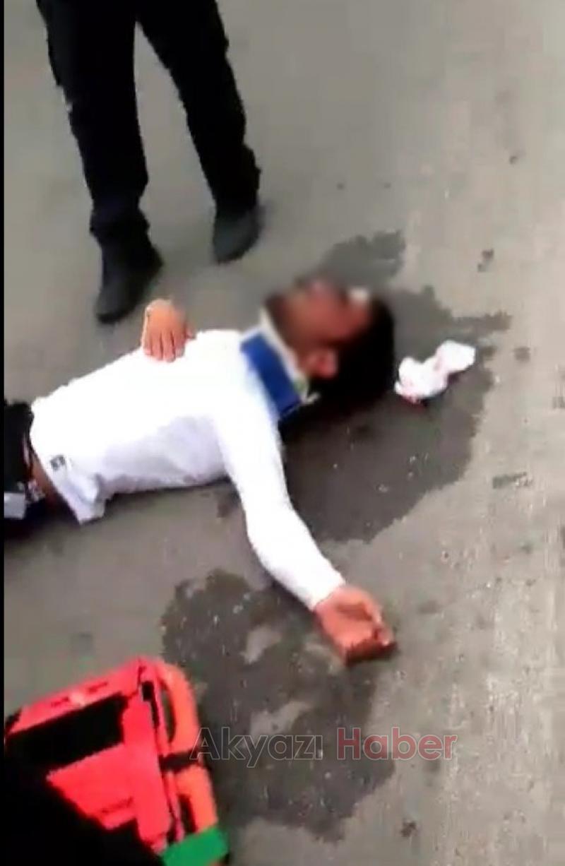 Küçücek Caddesinde Trafik Kazası 1 Yaralı