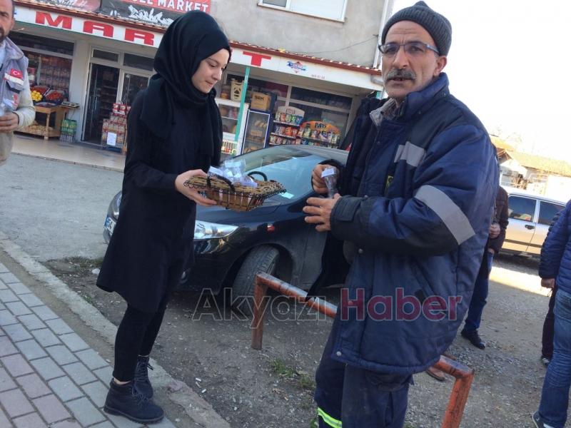 Küçücek Cumhuriyet Ortaokulundan Anlamlı Hareket