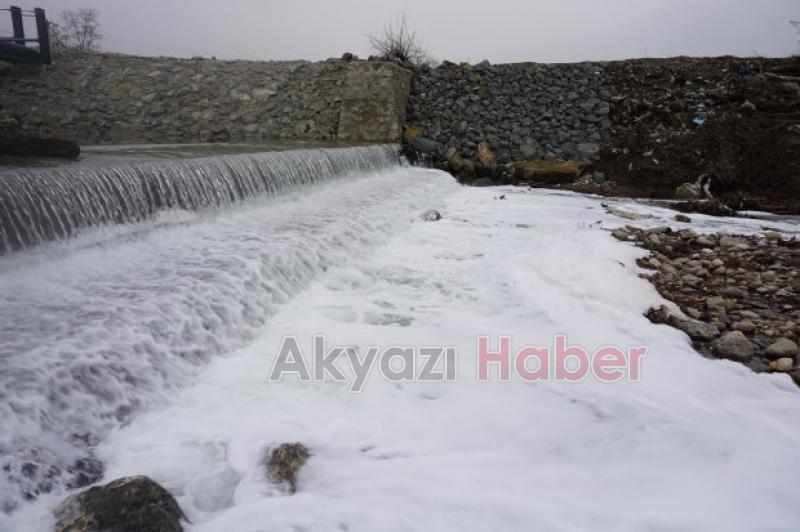 Küçücek Deresinde çevre felaketi