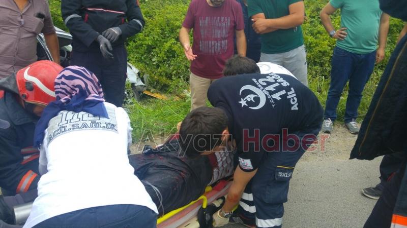 Küçücek Kavşağında Trafik Kazası