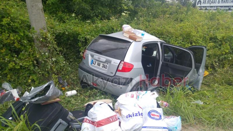 Küçücek Kavşağında Trafik Kazası