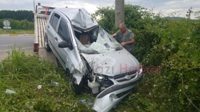 Küçücek Kavşağında Trafik Kazası