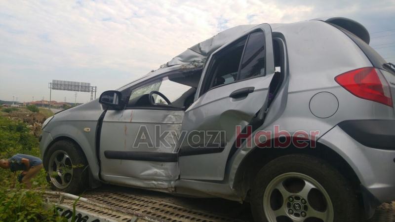 Küçücek Kavşağında Trafik Kazası