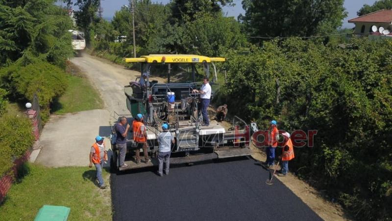 Küçücek Mahallesinin asfalt hasreti son buldu