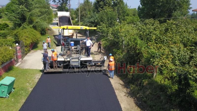 Küçücek Mahallesinin asfalt hasreti son buldu