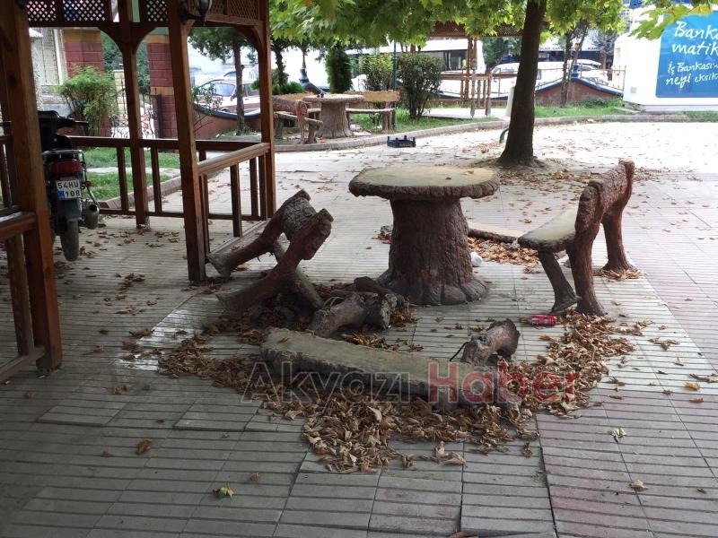 Küçücek Merkezde ki Kullanılmayan Çay Bahçesi Bakım İstiyor