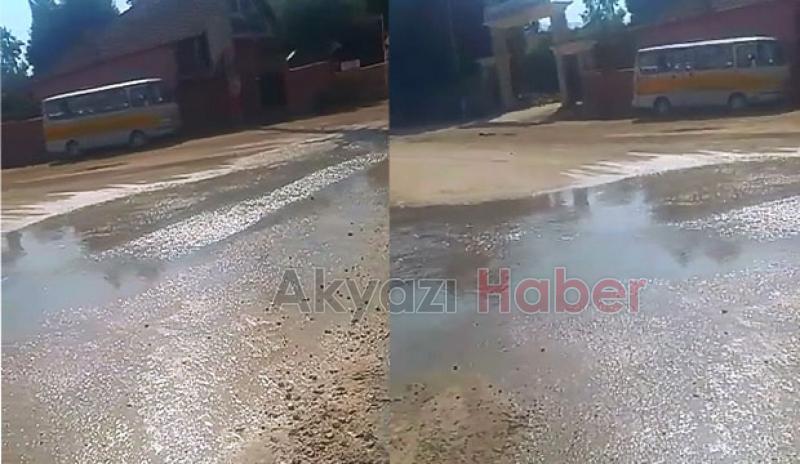 Küçücek'te patlak su tepkisi