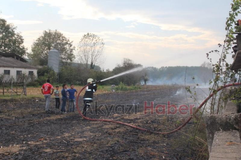 Kumköprü mahallesinde Yangın