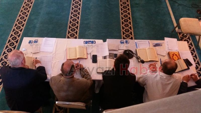 KUR AN I KERiM i GÜZEL OKUMA YARIŞMASI AKYAZIDA YAPILDI