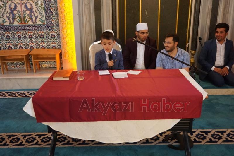 KUR AN I KERiM i GÜZEL OKUMA YARIŞMASI AKYAZIDA YAPILDI