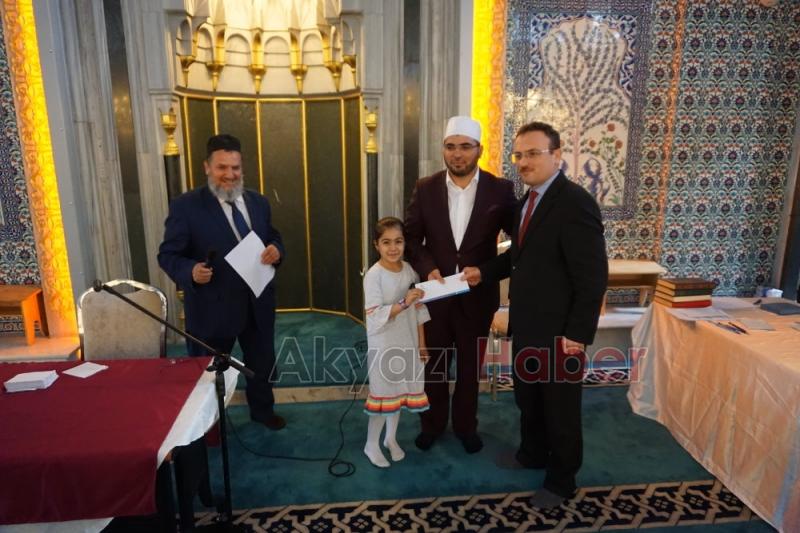 KUR AN I KERiM i GÜZEL OKUMA YARIŞMASI AKYAZIDA YAPILDI
