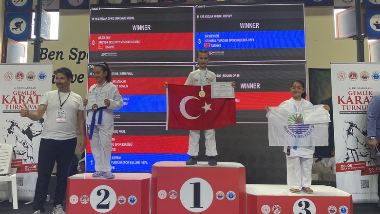 Kürsüde Akyazı rüzgârı esti! 4 altınla döndüler