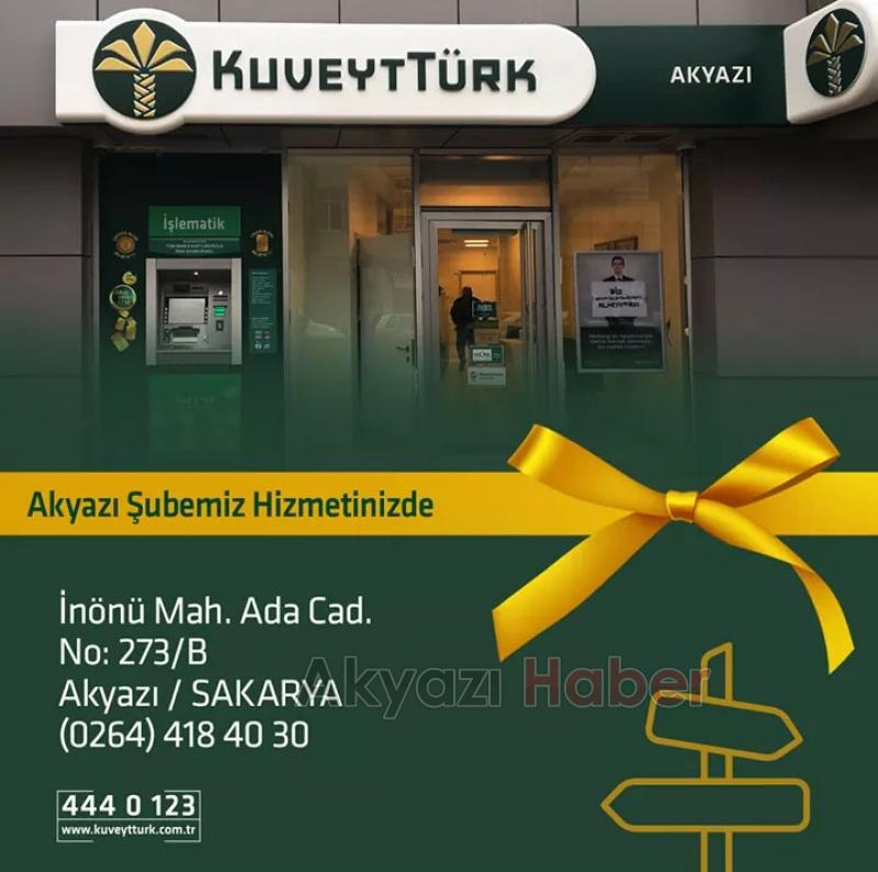 Kuveyt Türk dijital konseptli XTM Şubeyle Akyazı’da