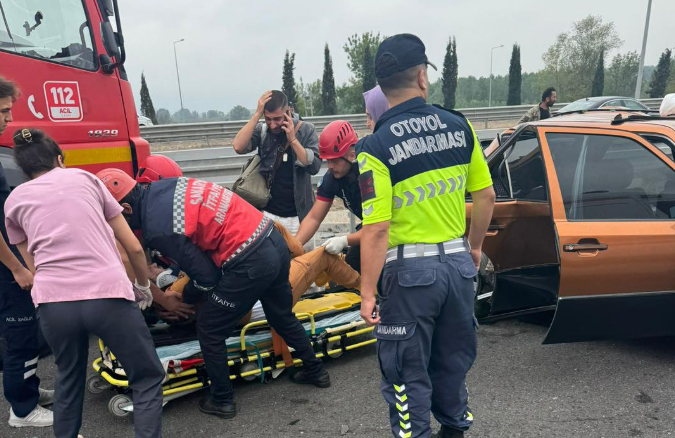 Kuzey Marmara Otoyolu'nda feci kaza