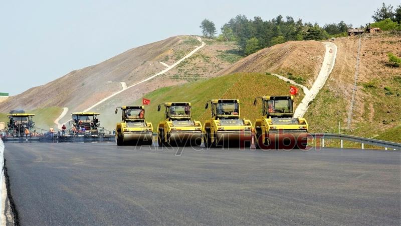 Kuzey Marmara Otoyolunda çalışmaların yüzde 71 i tamamlandı 